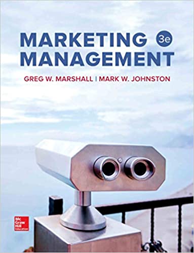 Marketing Management (3rd Edition) BY Marshall - PDF